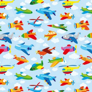 LimbArt Light Blue Airplanes